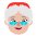 Mrs Claus Flat Medium Light Emoji from Fluent Emoji Flat Set