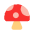 Mushroom Flat Emoji from Fluent Emoji Flat Set