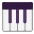 Musical Keyboard Flat Emoji from Fluent Emoji Flat Set