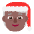 Mx Claus Flat Medium Dark Emoji from Fluent Emoji Flat Set