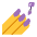 Nail Polish Flat Default Emoji from Fluent Emoji Flat Set