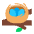 Nest With Eggs Flat Emoji from Fluent Emoji Flat Set