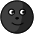 New Moon Face Emoji from OpenMoji Set