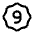 Nine Waves Icon from Mynaui Line Set