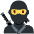 Ninja Emoji from Twemoji Set