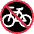 No Bicycles Emoji from Twemoji Set