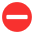 No Entry Flat Emoji from Fluent Emoji Flat Set