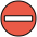 No Entry Emoji from OpenMoji Set