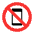 No Mobile Phones Flat Emoji from Fluent Emoji Flat Set