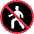 No Pedestrians Emoji from Twemoji Set