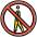 No Pedestrians Emoji from OpenMoji Set