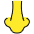 Nose Emoji from OpenMoji Set