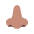 Nose Flat Medium Emoji from Fluent Emoji Flat Set