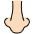 Nose Light Skin Tone Emoji from OpenMoji Set