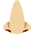 Nose Medium Light Skin Tone Emoji from Twemoji Set