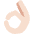 Ok Hand Light Skin Tone Emoji from Twemoji Set