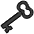 Old Key Emoji from OpenMoji Set