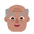 Old Man Flat Medium Emoji from Fluent Emoji Flat Set