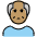Old Man Medium Skin Tone Emoji from OpenMoji Set