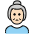 Old Woman Light Skin Tone Emoji from OpenMoji Set