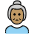 Old Woman Medium Skin Tone Emoji from OpenMoji Set