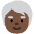 Older Person Dark Skin Tone Emoji from Twemoji Set