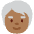 Older Person Medium Dark Skin Tone Emoji from Twemoji Set