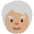 Older Person Medium Skin Tone Emoji from Twemoji Set
