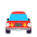 Oncoming Automobile Flat Emoji from Fluent Emoji Flat Set