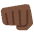 Oncoming Fist Dark Skin Tone Emoji from Twemoji Set