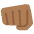 Oncoming Fist Medium Dark Skin Tone Emoji from Twemoji Set