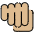 Oncoming Fist Medium Light Skin Tone Emoji from OpenMoji Set