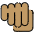Oncoming Fist Medium Skin Tone Emoji from OpenMoji Set