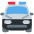 Oncoming Police Car Emoji from Twemoji Set
