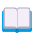 Open Book Flat Emoji from Fluent Emoji Flat Set