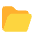Open File Folder Flat Emoji from Fluent Emoji Flat Set