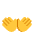 Open Hands Flat Default Emoji from Fluent Emoji Flat Set