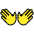 Open Hands Emoji from OpenMoji Set