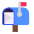 Open Mailbox With Raised Flag Flat Emoji from Fluent Emoji Flat Set
