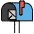 Open Mailbox With Raised Flag Emoji from OpenMoji Set