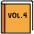 Orange Book Emoji from OpenMoji Set