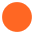 Orange Circle Flat Emoji from Fluent Emoji Flat Set