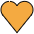 Orange Heart Emoji from OpenMoji Set