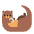 Otter Flat Emoji from Fluent Emoji Flat Set