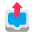 Outbox Tray Flat Emoji from Fluent Emoji Flat Set