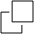 Overlapping White Squares Emoji from OpenMoji Set