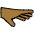 Palm Down Hand Medium Dark Skin Tone Emoji from OpenMoji Set