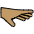 Palm Down Hand Medium Skin Tone Emoji from OpenMoji Set