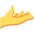Palm Up Hand Emoji from Twemoji Set