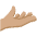 Palm Up Hand Medium Skin Tone Emoji from Twemoji Set